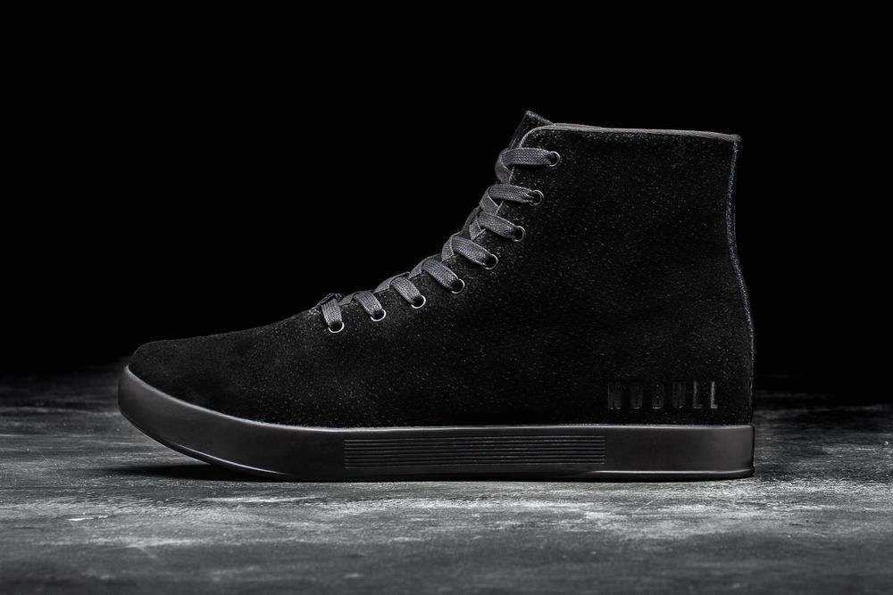 Baskets Montantes NOBULL Femme Noir - Chaussures NOBULL High-Top Suede,France (0982-NPQYZ)